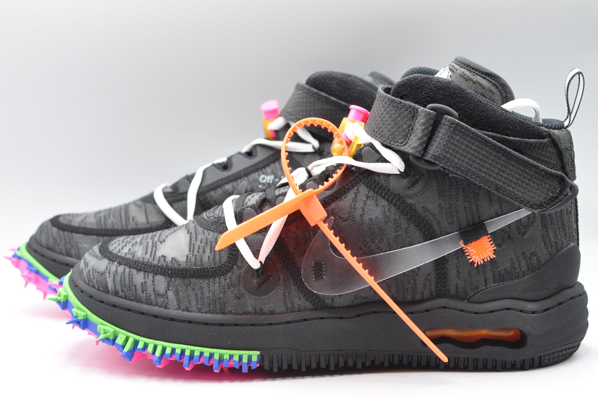 Nike Air Force 1 Mid Off-White Black – 21 Sneakers LLC